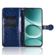 Etui z klapką do Xiaomi Redmi Note 15 Pro 5G, Wallet Rhombus, niebieskie