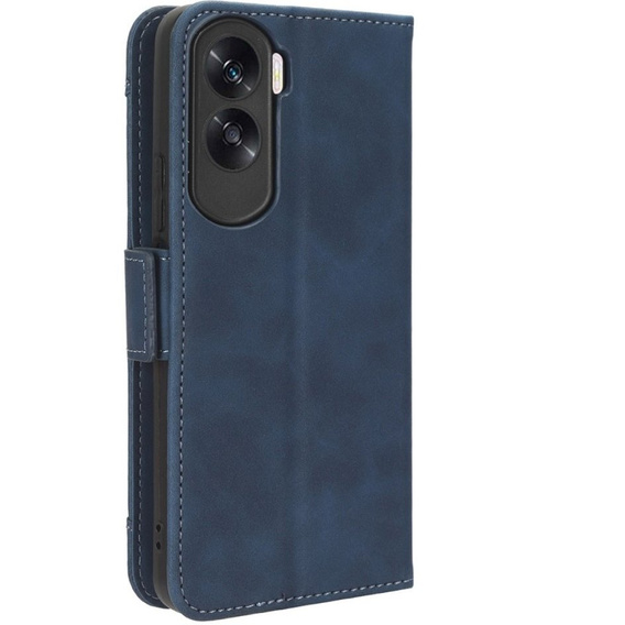 Etui z klapką do Honor 90 Lite 5G, Card Slot, niebieskie