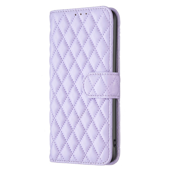 Etui z klapką do OnePlus 12 5G, Wallet, BINFEN COLOR, fioletowe
