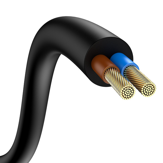 Baseus ładowarka sieciowa 65 W GaN3 Pro 2×USB‑C 2×USB‑A - Czarna