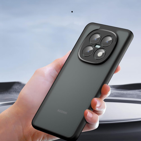 Etui do Xiaomi Redmi Note 15 5G / Poco M8 5G, Fusion Hybrid, matowe czarne