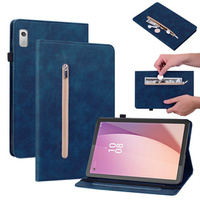 Etui do Lenovo Tab M9, Wallet Pen Slot, niebieskie