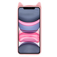 Etui 3D KOT do iPhone 11, Pink