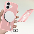 Etui do iPhone 17, Matt Case, do MagSafe, matowe różowe