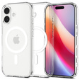 Etui Spigen do iPhone 17, Ultra Hybrid MagSafe, Clear/White