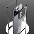 Etui do Xiaomi 15, Frame Case, czarne