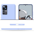 Etui do Xiaomi 12T 5G / 12T Pro 5G, Silicone Lite, fioletowe