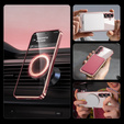 Etui do Samsung Galaxy A36 5G, Electro MagSafe, różowe rose gold + Szkło na ekran