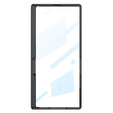 Etui GKK do Samsung Galaxy Z Fold7 5G ze szkłem i podstawką – carbon czarne