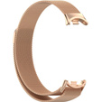 Pasek Bransoleta Milanese do Xiaomi Smart Band 10 / 9 / 8, Różowy Rose Gold