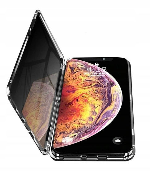 Etui Magnetic back glass do Xiaomi Redmi 7A  - Black