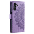 Etui z klapką do Samsung Galaxy A05s 4G, Mandala, fioletowe