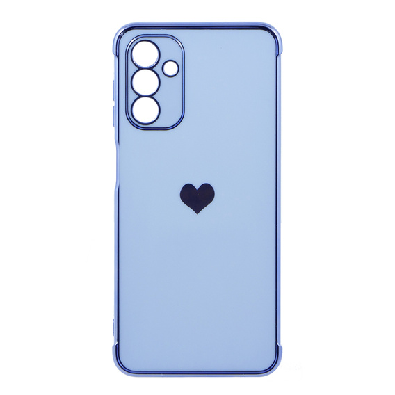 Etui do Samsung Galaxy A13 5G, Electro heart, niebieskie