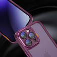 Etui do iPhone 15 Pro Max, ERBORD Impact Guard, bordowe