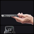 Etui Spigen z MagSafe do iPhone 15 Pro, Ultra Hybrid, Przezroczyste / Szare