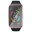2w1 Etui z osłoną na ekran do Huawei Band 6/7, Różowe