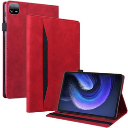 Etui do Xiaomi Pad 6, Classic, z miejscem na rysik, czerwone