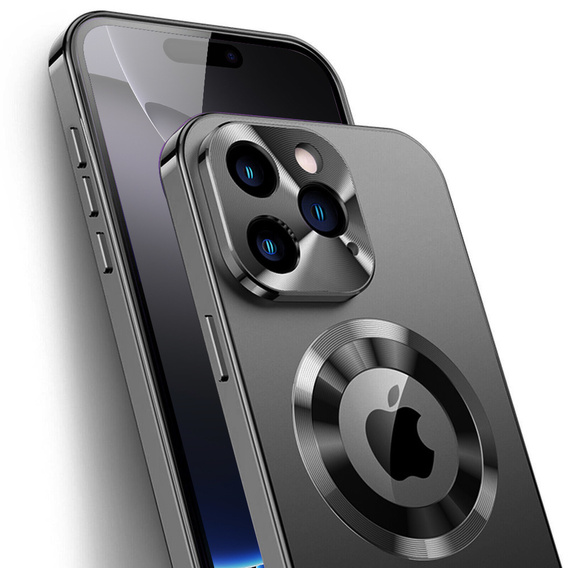 Etui do iPhone 16 Pro Max, Dual Glass, do Magsafe, czarne