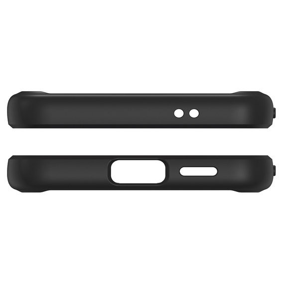 Etui Spigen do Samsung Galaxy S24, Ultra Hybrid, przezroczyste czarne