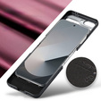 Etui do Samsung Galaxy Z Flip7 FE / Z Flip6, CASEME Litchi Leather, czerwone