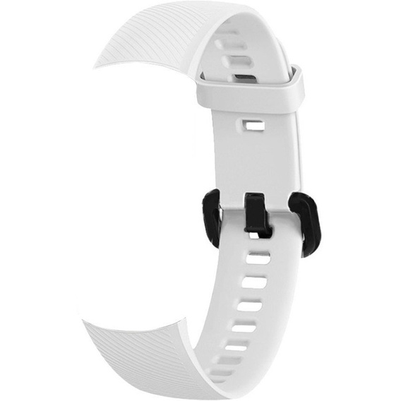 Pasek Silikonowy do Huawei Honor Band 5 - White