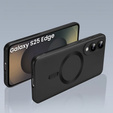 Etui do Samsung Galaxy S25 Edge, ColorMag, do MagSafe, czarne + Szkło hartowane 9H