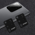 Metalowa Osłona + szkło na Aparat do Samsung Galaxy S20 Ultra - Black