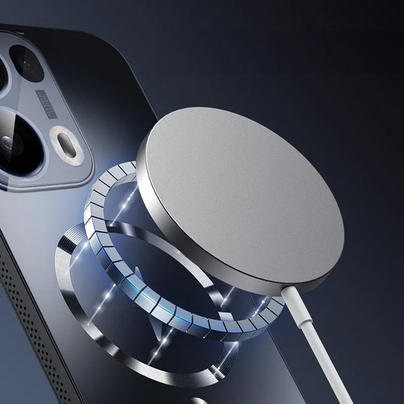 Etui do Oppo Reno 13 Pro, MagSafe, niebieskie