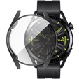 2w1 Etui z osłoną na ekran do Huawei Watch GT 3 46mm, Czarny