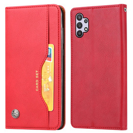 Etui Wallet do Samsung Galaxy A53 5G, Outer Card Slot, Red
