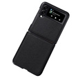 Etui Litchi Leather do Samsung Galaxy Z Flip 4, Black