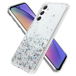 Etui do Samsung Galaxy A54 5G, Glittery, przezroczyste
