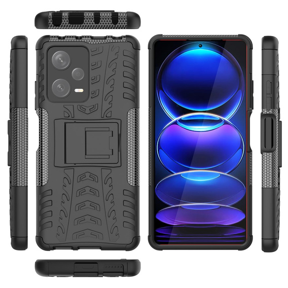 Etui do Xiaomi Redmi Note 12 Pro+ 5G, Tire Armor, czarne