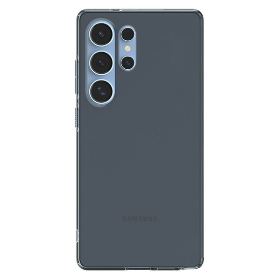 Etui Spigen do Galaxy S25 Ultra, Liquid Crystal, przezroczyste czarne + Szkło Hartowane 9h