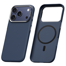 Etui SULADA do iPhone 17 Pro z MagSafe – tytanowe niebieskie