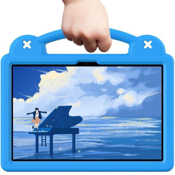 Etui do Lenovo Tab M11 / Huawei MatePad SE 11", Cute Patterns, z podstawką, niebieskie