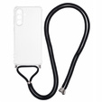 Etui ze smyczą do Samsung Galaxy A56 5G, przezroczyste