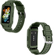 Pasek z Etui do Huawei Band 6 / Huawei Band 7, Zielony