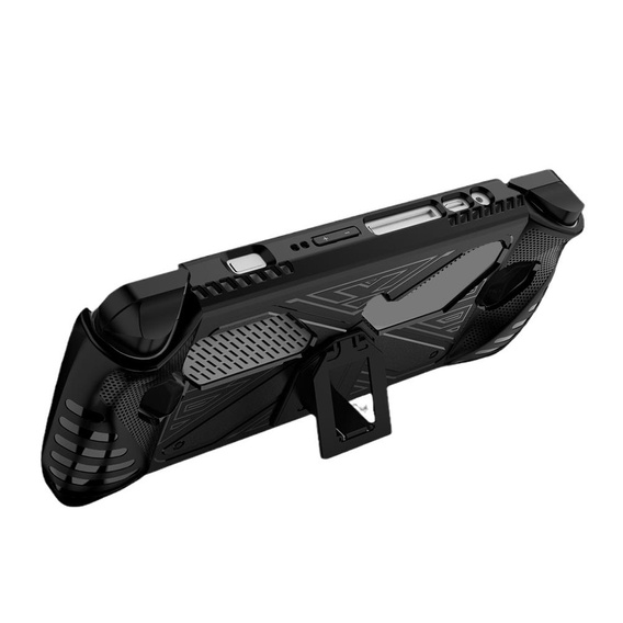 Etui pancerne do Asus Rog Ally, z podstawką, czarne