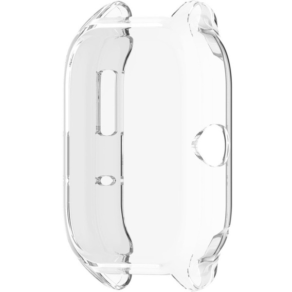 2w1 Etui z osłoną na ekran do Amazfit GTS 4, Przezroczyste