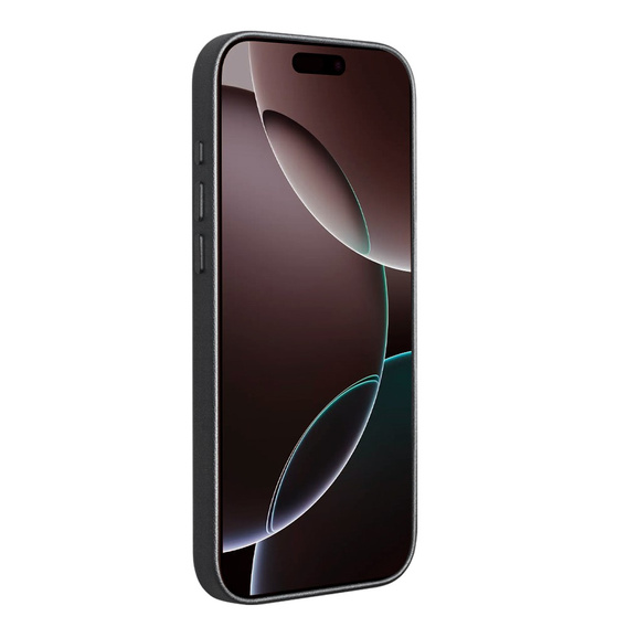 Etui QIALINO do iPhone 17 Pro, do MagSafe, z ochroną aparatu, czarne