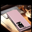 Etui z klapką do Samsung Z Fold6 5G, Smart View Wallet, różowe