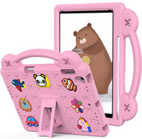 Etui do iPad 9.7" 2018/2017 (6/5 gen.) / Pro 9.7" 2016, Cute Patterns, z podstawką, Różowe