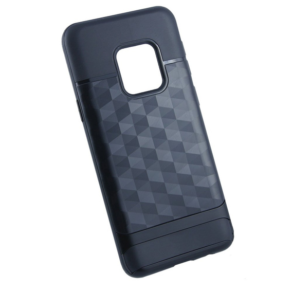 Czarny Etui Rhombus Hybrid Gel Case Samsung Galaxy S9