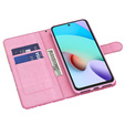 Etui z klapką do Xiaomi Redmi 13C / Poco C65, Wallet, Marble niebieskie