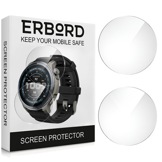 2x Szkło Hartowane ERBORD do Amazfit Balance 2, Szybka