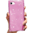 Etui Square Glitter do iPhone 7/8/SE 2020/SE 2022, Rose Gold