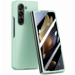 Etui do Samsung Galaxy Z Fold6 5G, ze szkłem, jasnozielone