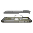 Etui Spigen do iPhone 16 Pro Max, Tough Armor T Mag MagSafe, przydymione czarne