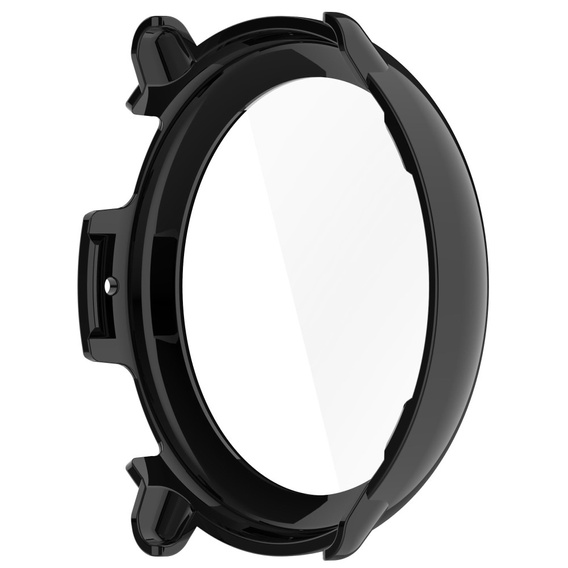 2w1 Etui + Szkło Hartowane do Amazfit Active 2, Czarne